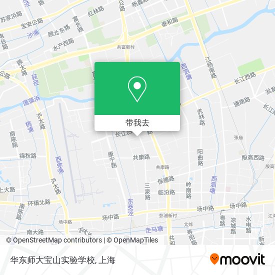 华东师大宝山实验学校地图
