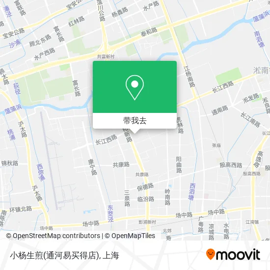 小杨生煎(通河易买得店)地图