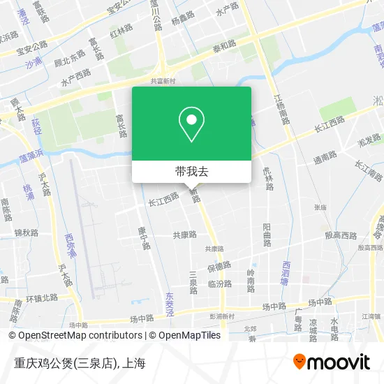 重庆鸡公煲(三泉店)地图