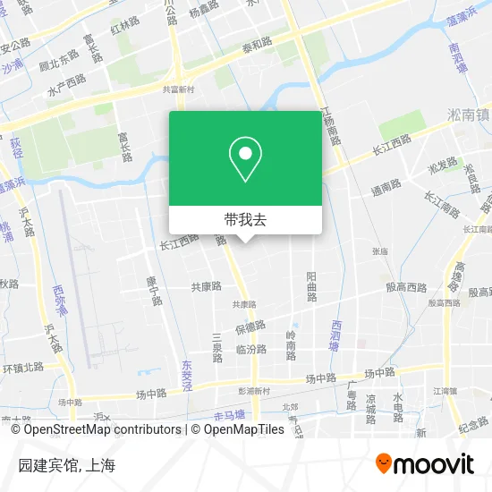 园建宾馆地图