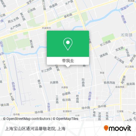 上海宝山区通河温馨敬老院地图