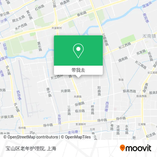 宝山区老年护理院地图