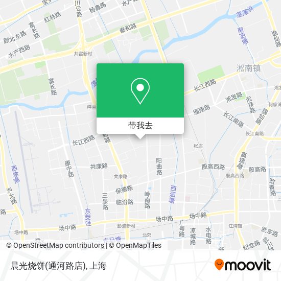 晨光烧饼(通河路店)地图