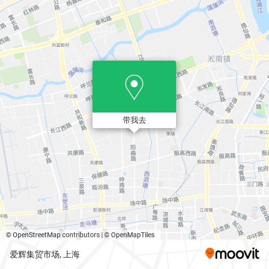 爱辉集贸市场地图