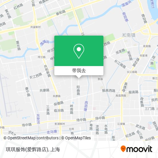 琪琪服饰(爱辉路店)地图