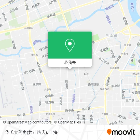 华氏大药房(共江路店)地图