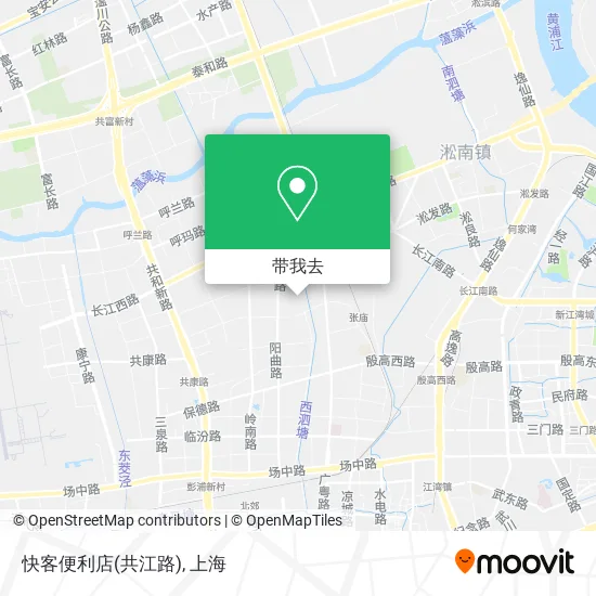 快客便利店(共江路)地图