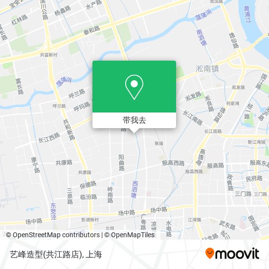 艺峰造型(共江路店)地图
