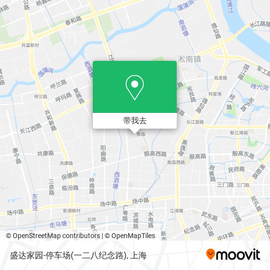 盛达家园-停车场(一二八纪念路)地图