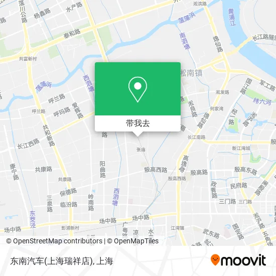 东南汽车(上海瑞祥店)地图