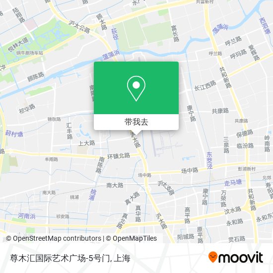 尊木汇国际艺术广场-5号门地图