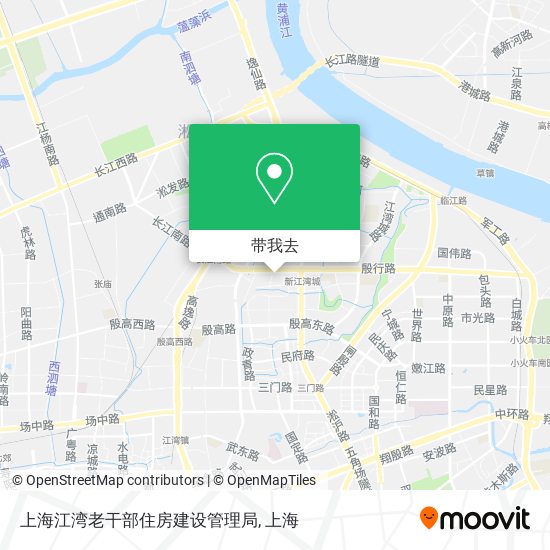上海江湾老干部住房建设管理局地图