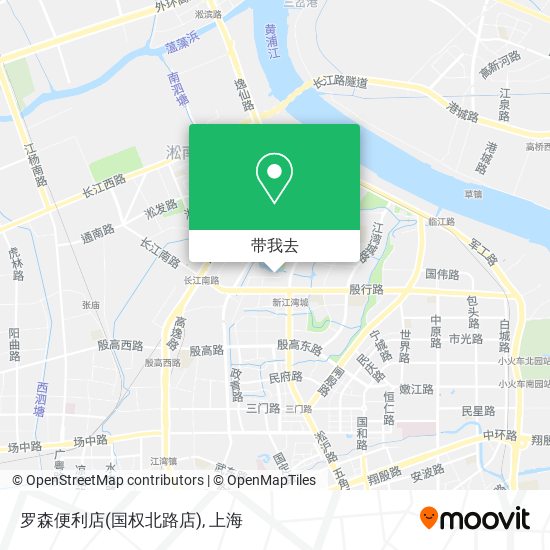 罗森便利店(国权北路店)地图
