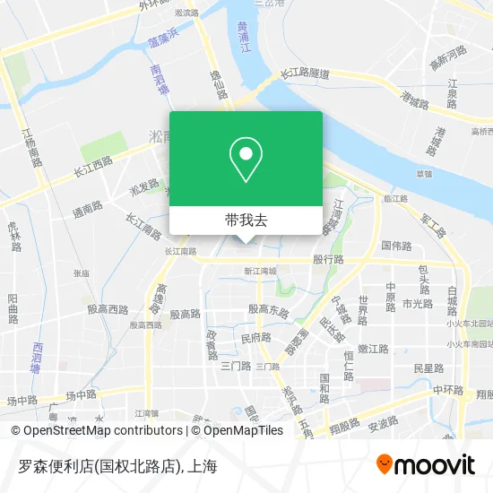 罗森便利店(国权北路店)地图