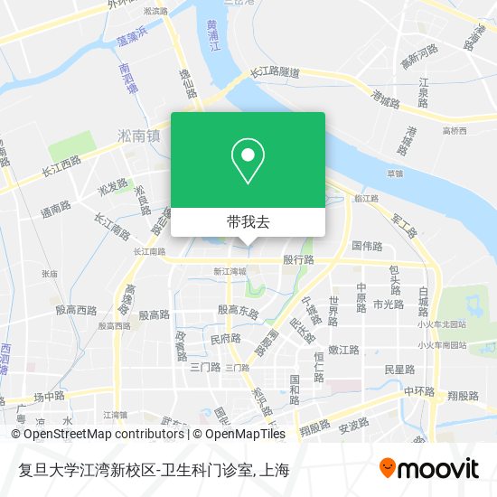 复旦大学江湾新校区-卫生科门诊室地图
