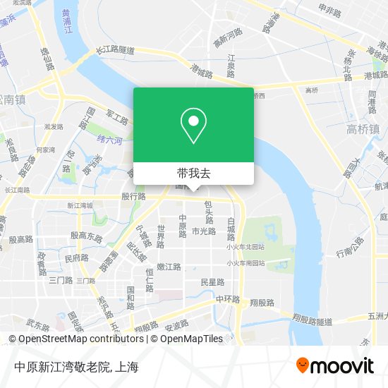 中原新江湾敬老院地图