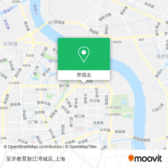 至开教育新江湾城店地图
