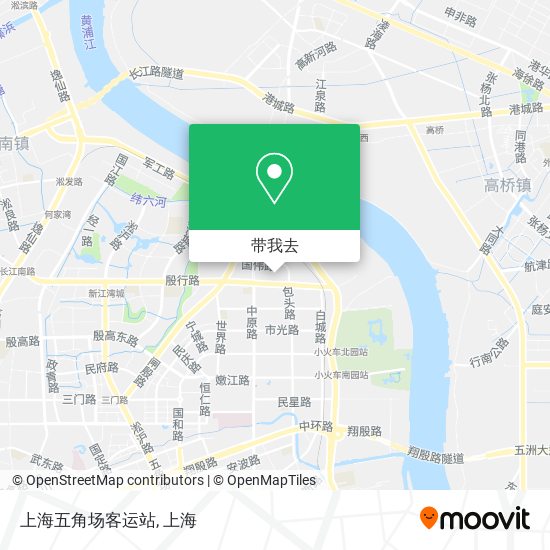 上海五角场客运站地图