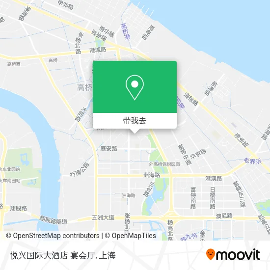 悦兴国际大酒店 宴会厅地图
