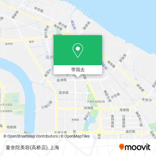 蔓舍陀美容(高桥店)地图