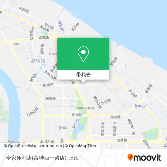 全家便利店(富特西一路店)地图
