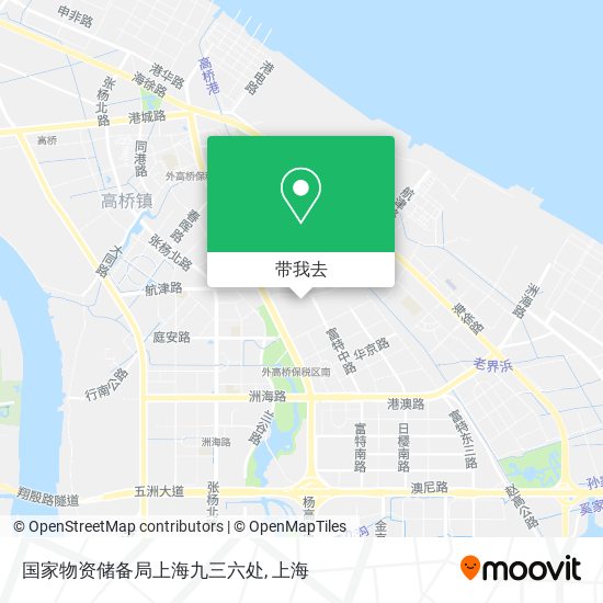 国家物资储备局上海九三六处地图