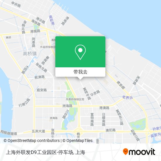 上海外联发D9工业园区-停车场地图