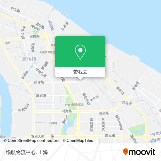 瞻航物流中心地图