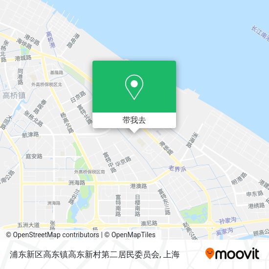 浦东新区高东镇高东新村第二居民委员会地图