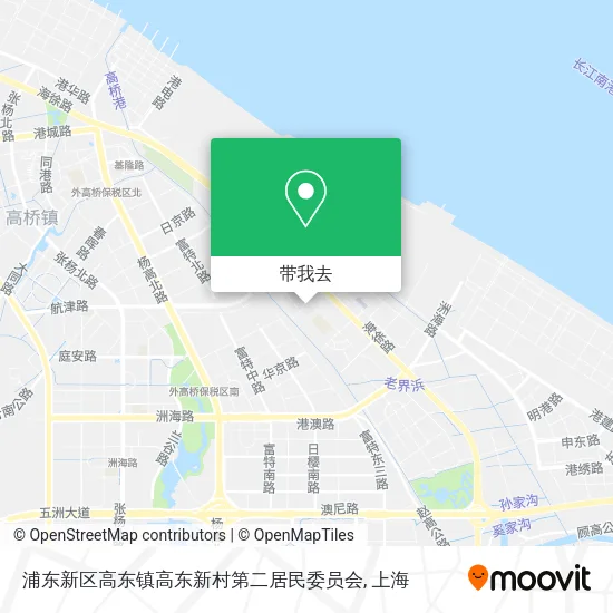 浦东新区高东镇高东新村第二居民委员会地图