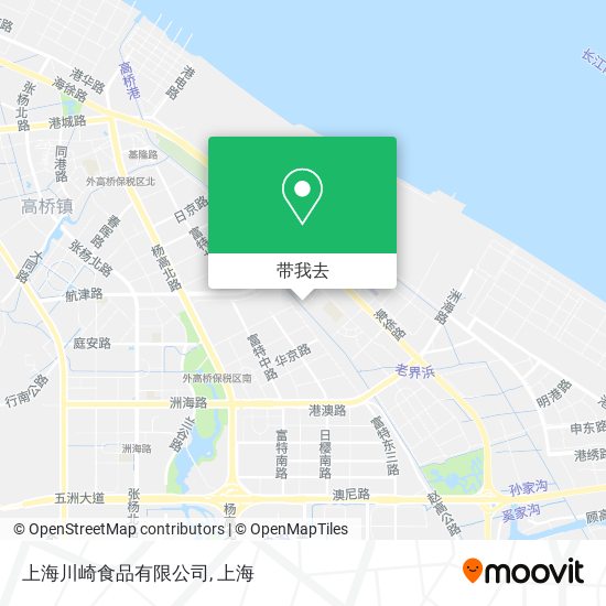 上海川崎食品有限公司地图