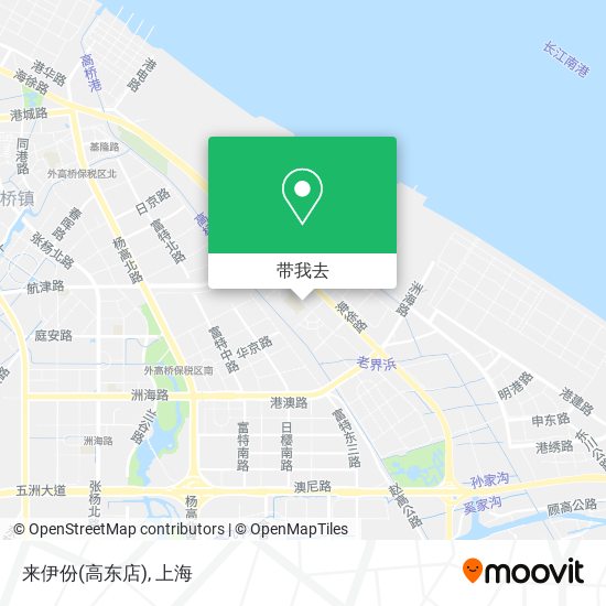 来伊份(高东店)地图