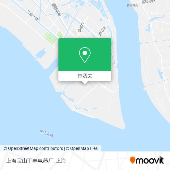 上海宝山丁丰电器厂地图