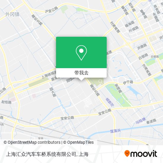 上海汇众汽车车桥系统有限公司地图