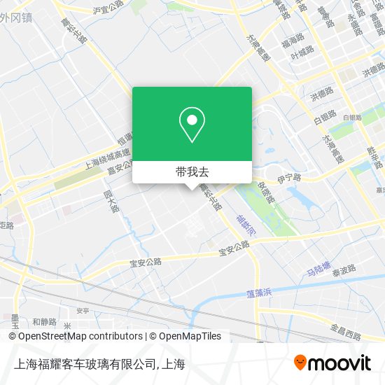 上海福耀客车玻璃有限公司地图