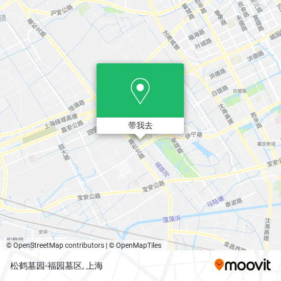 松鹤墓园-福园墓区地图