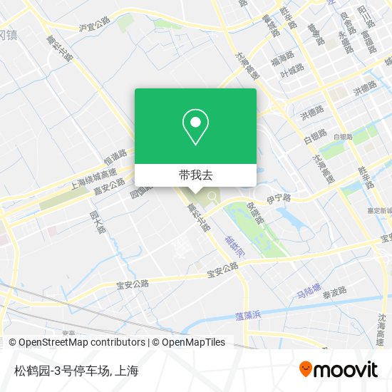 松鹤园-3号停车场地图