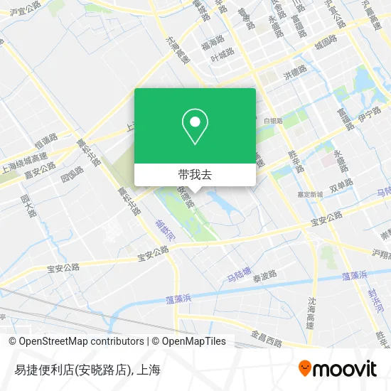 易捷便利店(安晓路店)地图
