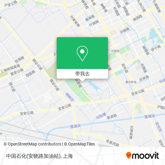 中国石化(安晓路加油站)地图