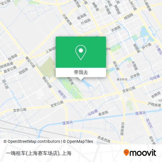 一嗨租车(上海赛车场店)地图