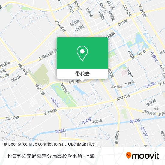 上海市公安局嘉定分局高校派出所地图