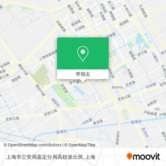 上海市公安局嘉定分局高校派出所地图