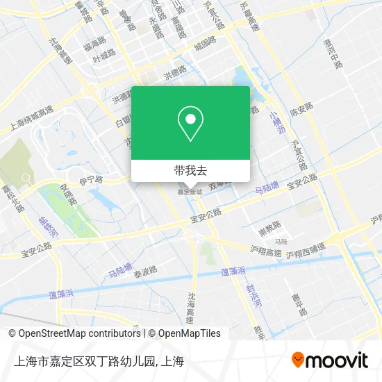 上海市嘉定区双丁路幼儿园地图