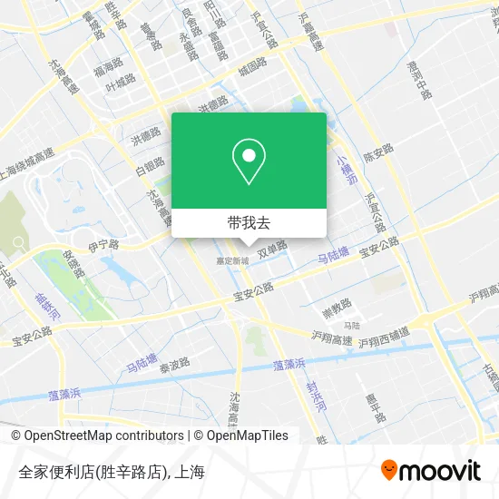 全家便利店(胜辛路店)地图