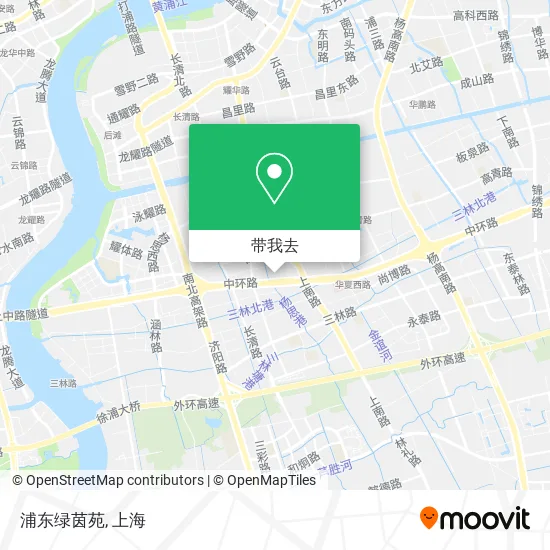 浦东绿茵苑地图