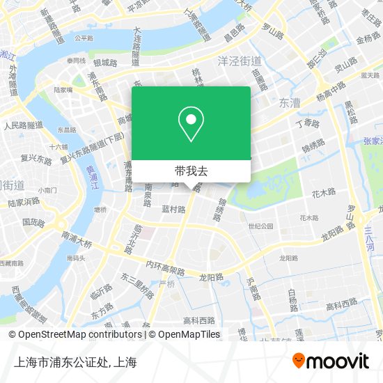 上海市浦东公证处地图