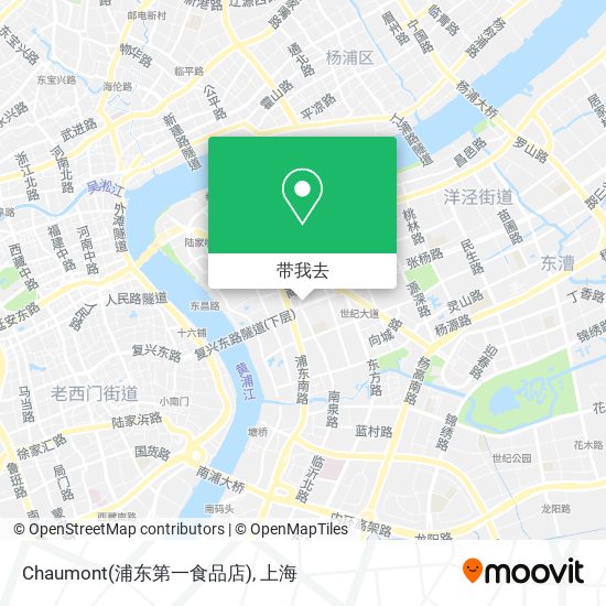 Chaumont(浦东第一食品店)地图