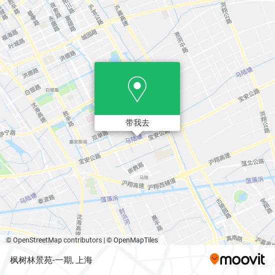 枫树林景苑-一期地图