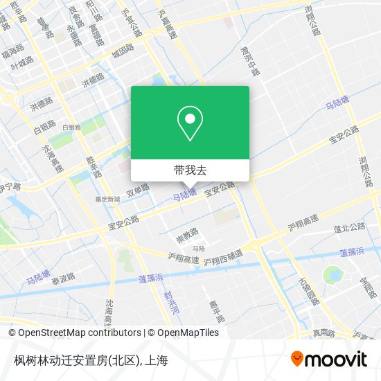 枫树林动迁安置房(北区)地图