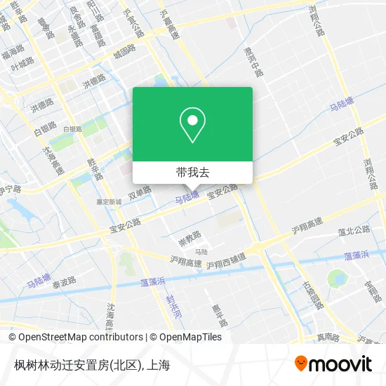 枫树林动迁安置房(北区)地图